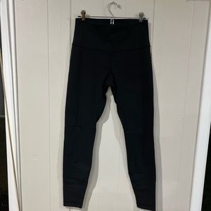 Black LuLuLemon size 8 yoga pants
